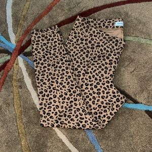 🐆OLD NAVY Cheetah Pull On Pants *EUC*